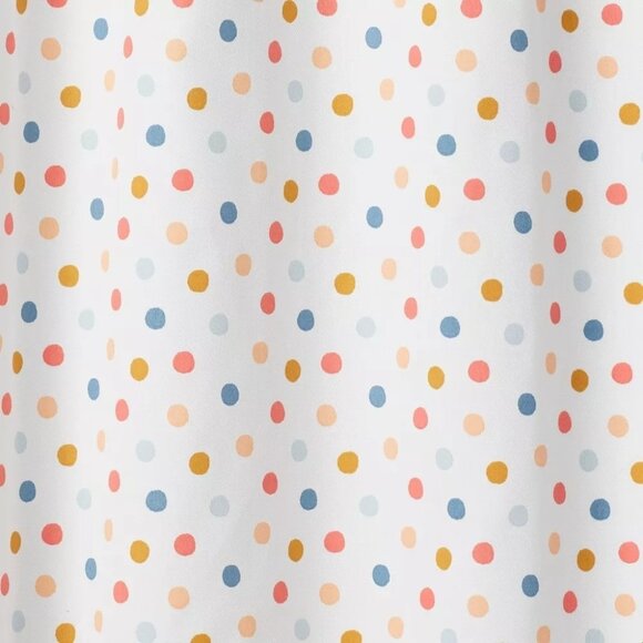 Pillowfort White & Colorful Dots Single Blackout & Lined Curtain Panel 42" x 63" - Picture 5 of 8